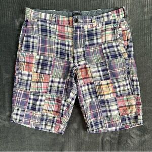J Crew Men’s Shorts W31, In Seam 10 1/2, Colorful and Classic Plaid